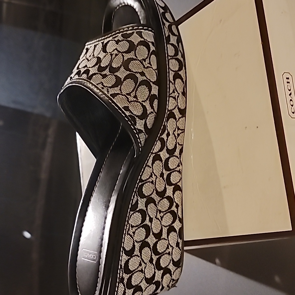 Coach signature sandals